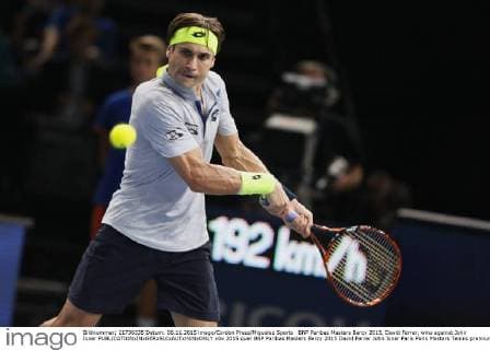 BNP Paribas Masters Bercy 2015, David Ferrer, wins against John Isner 