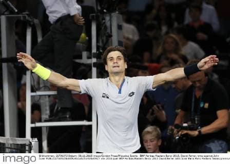 BNP Paribas Masters Bercy 2015, David Ferrer, wins against John Isner 