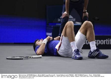 Novak Djokovic (srb) TENNIS : BNP PARIBAS Masters - Paris - 06 11 2015 JBAutissier Panoramic 