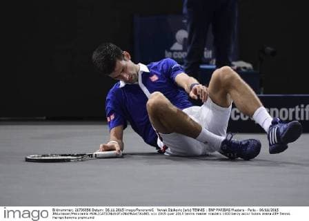 Novak Djokovic (srb) TENNIS : BNP PARIBAS Masters - Paris - 06 11 2015 JBAutissier Panoramic 