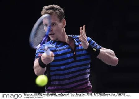 Tomas Berdych (cze) TENNIS : BNP PARIBAS Masters - Paris - 06 11 2015 JBAutissier Panoramic 