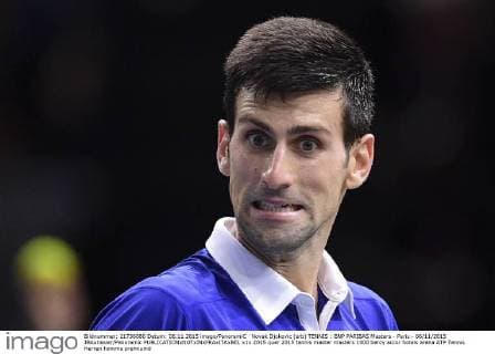 Novak Djokovic (srb) TENNIS : BNP PARIBAS Masters - Paris - 06 11 2015 JBAutissier Panoramic 