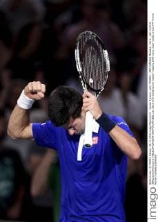 Novak Djokovic (srb) TENNIS : BNP PARIBAS Masters - Paris - 06 11 2015 JBAutissier Panoramic 