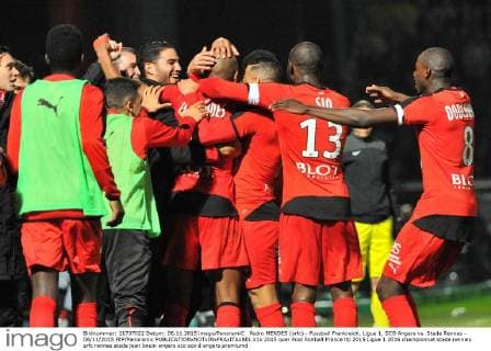 Pedro MENDES (srfc) - Fussball Frankreich, Ligue 1, SCO Angers vs. Stade Rennes - 06 11 2015 FEP Panoramic 