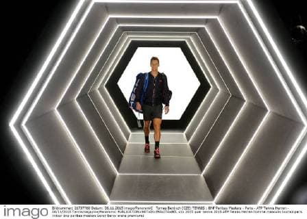 Tomas Berdych (CZE) TENNIS : BNP Paribas Masters - Paris - ATP Tennis Herren - 06 11 2015 Tennismagazine Panoramic 