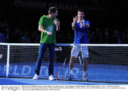 Novak Djokovic (SRB) TENNIS : BNP Paribas Masters - Paris - ATP Tennis Herren - 06 11 2015 Tennismagazine Panoramic 