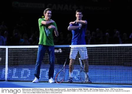 Novak Djokovic (SRB) TENNIS : BNP Paribas Masters - Paris - ATP Tennis Herren - 06 11 2015 Tennismagazine Panoramic 