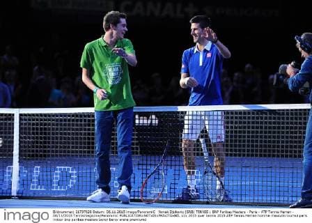 Novak Djokovic (SRB) TENNIS : BNP Paribas Masters - Paris - ATP Tennis Herren - 06 11 2015 Tennismagazine Panoramic 