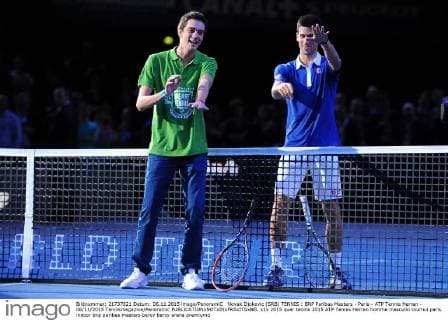 Novak Djokovic (SRB) TENNIS : BNP Paribas Masters - Paris - ATP Tennis Herren - 06 11 2015 Tennismagazine Panoramic 