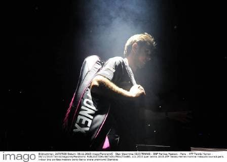 Stan Wawrinka (SUI) TENNIS : BNP Paribas Masters - Paris - ATP Tennis Herren - 06 11 2015 Tennismagazine Panoramic 