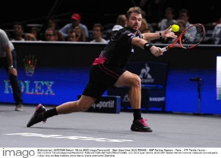 Stan Wawrinka (SUI) TENNIS : BNP Paribas Masters - Paris - ATP Tennis Herren - 06 11 2015 Tennismagazine Panoramic 