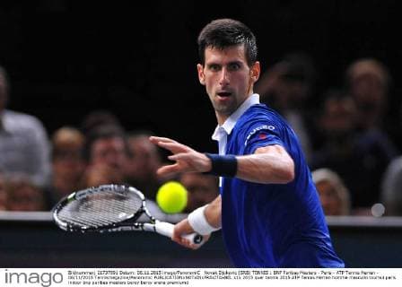Novak Djokovic (SRB) TENNIS : BNP Paribas Masters - Paris - ATP Tennis Herren - 06 11 2015 Tennismagazine Panoramic 