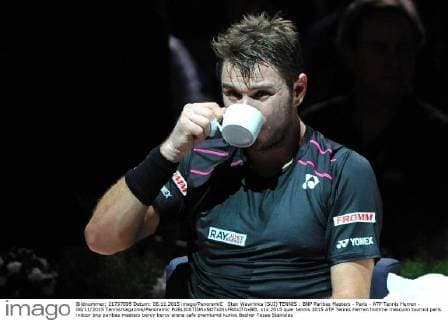 Stan Wawrinka (SUI) TENNIS : BNP Paribas Masters - Paris - ATP Tennis Herren - 06 11 2015 Tennismagazine Panoramic 