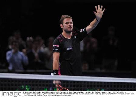 Stan Wawrinka (SUI) TENNIS : BNP Paribas Masters - Paris - ATP Tennis Herren - 06 11 2015 Tennismagazine Panoramic 