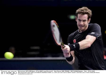 Andy Murray( GBR) TENNIS : BNP PARIBAS Masters - Paris - 07 11 2015 JBAutissier Panoramic 