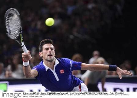 Novak Djokovic (srb) TENNIS : BNP PARIBAS Masters - Paris - 07 11 2015 JBAutissier Panoramic 