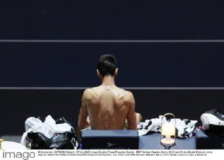 BNP Paribas Masters Bercy 2015 semifinals,Novak Djokovic wins against Wawrinka 