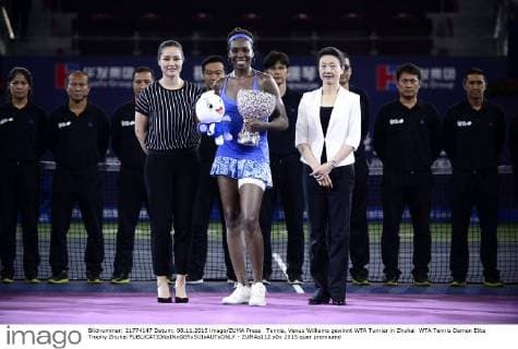 Tennis, Venus Williams gewinnt WTA Turnier in Zhuhai WTA Tennis Damen Elite Trophy Zhuhai  - ZUMAs112