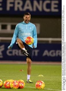 Fußball, Training Nationalteam Frankreich Andre Pierre Gignac - Training Nationalteam Frankreich - 09 11 2015 AnthonyBIBARD FEP Panoramic 
