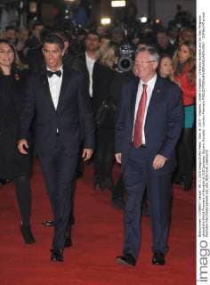 Nov. 9, 2015 - England, United Kingdom - Cristiano Ronaldo and Sir Alex Ferguson attend the World Premiere of Ronaldo at VUE Leciester Square. Ronaldo - London Premiere - ZUMAs147
