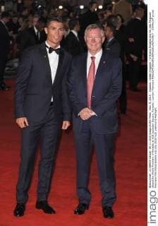 Nov. 9, 2015 - England, United Kingdom - Cristiano Ronaldo and Sir Alex Ferguson attend the World Premiere of Ronaldo at VUE Leciester Square. Ronaldo - London Premiere - ZUMAs147
