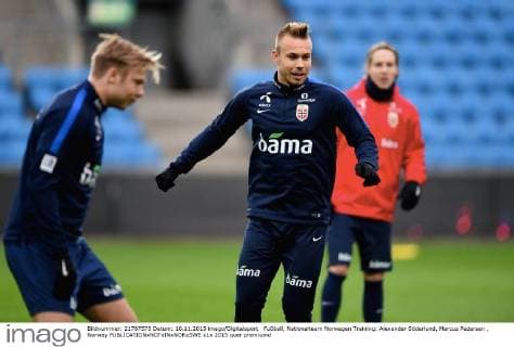 Fußball, Nationalteam Norwegen Training: Alexander Söderlund, Marcus Pedersen , Norway 