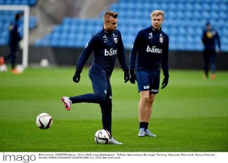 Fußball, Nationalteam Norwegen Training: Alexander Söderlund, Marcus Pedersen , Norway 
