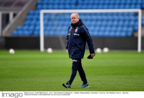 Fußball, Nationalteam Norwegen Training: Per-Mathias Högmo , Norway 