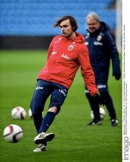 Fußball, Nationalteam Norwegen Training: Ole Selnaes , Norway 