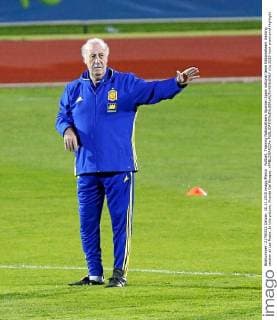 Fußball, Training Nationalteam Spanien Spain national team Nationalteam training session at Las Rozas. In this picture, Vicente Del Bosque. xPABLOGARCIAx 