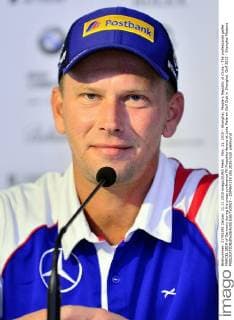 Nov. 11, 2015 - Shanghai, People s Republic of China - The professional golfer MARCEL SIEM of Germany during the press conference PK Pressekonferenz at Lake Malaren Golf Club in Shanghai. Golf 2015 - Shanghai Masters  - ZUMAm119