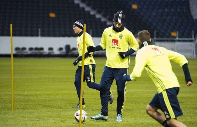 151111 Zlatan Ibrahimovic - Fussball, Training Nationalteam Schweden in Stockholm.  JOELxMARKLUND BB151111JM001