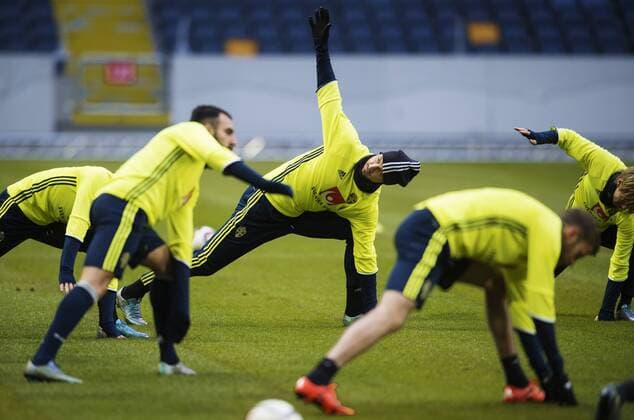 151111 Zlatan Ibrahimovic - Fussball, Training Nationalteam Schweden in Stockholm.  JOELxMARKLUND BB151111JM010