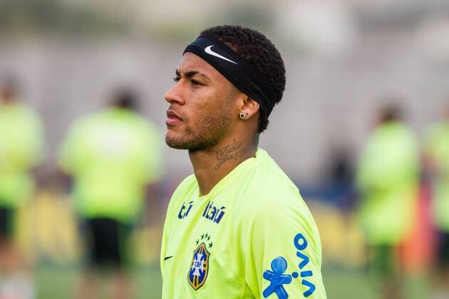 Training Selection Home Brazilian Sao Paulo, Brazil - 10 11 2015: SELECTION TRAINING HOME BRAZILIAN - Neymar Jr. during training the Brazilian Principal Selection held at CT Joaquim Grava Corinthians. (Photo: Fe Reis FotoArena)  FexReis