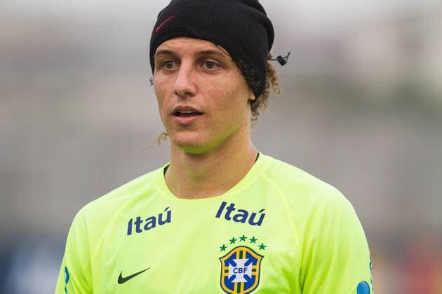 Training Selection Home Brazilian Sao Paulo, Brazil - 10 11 2015: SELECTION TRAINING HOME BRAZILIAN - David Luiz for training the Brazilian Principal Selection held at CT Joaquim Grava Corinthians. (Photo: Fe Reis FotoArena)  FexReis