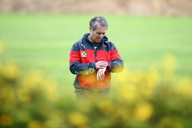 Fußball, Nationalteam Österreich Training SOCCER - AUT, friendly match, preview ALICANTE,12.NOV.15 - SOCCER - OEFB international match, training team AUT. Image shows head coach Marcel Koller (AUT). GEPAxpictures xChristianxOrt