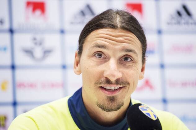 Fußball, Nationalteam Schweden Training und PK Zlatan Ibrahimovic - Stockholm, Pressekonferenz Nationalteam Schweden.  Copyright: JOELxMARKLUND BB151112JM033