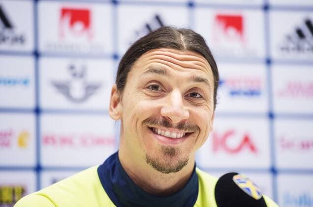 Fußball, Nationalteam Schweden Training und PK Zlatan Ibrahimovic - Stockholm, Pressekonferenz Nationalteam Schweden.  Copyright: JOELxMARKLUND BB151112JM036
