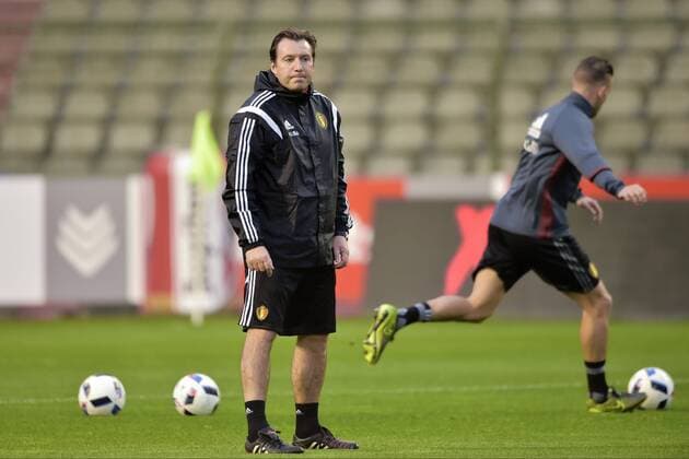 Fußball, Training Nationalteam Belgien Wilmots Marc head coach of Belgian Team FOOTBALL : Entrainement Equipe Belgique - Bruxelles - 12 11 2015 PhotoNews Panoramic 