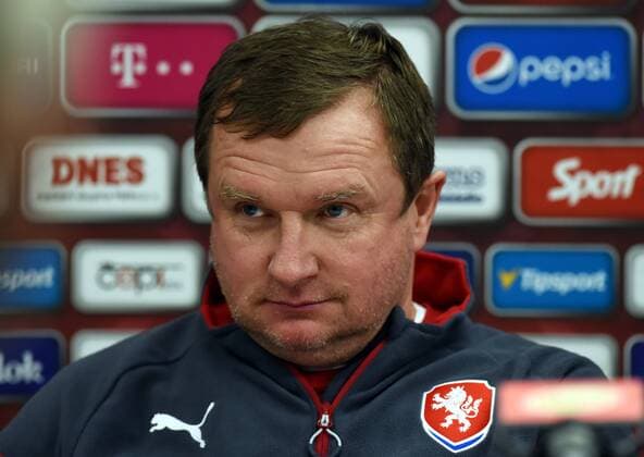 Czech national team Nationalteam coach Pavel Vrba attends a news conference prior to the friendly soccer match Czech Republic vs Serbia in Prague, Czech Republic, on Thursday, November 12, 2015. (CTKxPhoto JaroslavxOzana) CTKPhotoP201511120902301  jao 12