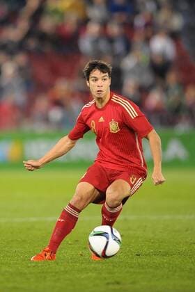 Almeria, SPAIN - November 12: Oliver Torres (Atelito de Madrid) during the match between Spain against Georgia in Juegos del Mediterraneo stadium. (Photo: Jose Breton) 