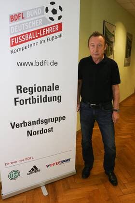Joachim Streich (Deutschland) - 16. BDFL Oldie Fußballtrainer Treffen in der Sportschule Egidius Braun in Leipzig - Deutschland, Fussball, Mann, Maenner,10.11.2015