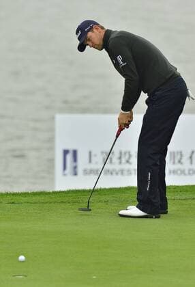 Nov. 13, 2015 - Shanghai, People s Republic of China - The professional golfer BERND WIESBERGER of Austria during the BMW Masters day 2 at Lake Malaren Golf Club in Shanghai. Golf 2015 - Shanghai Masters - Day 2  - ZUMAm119