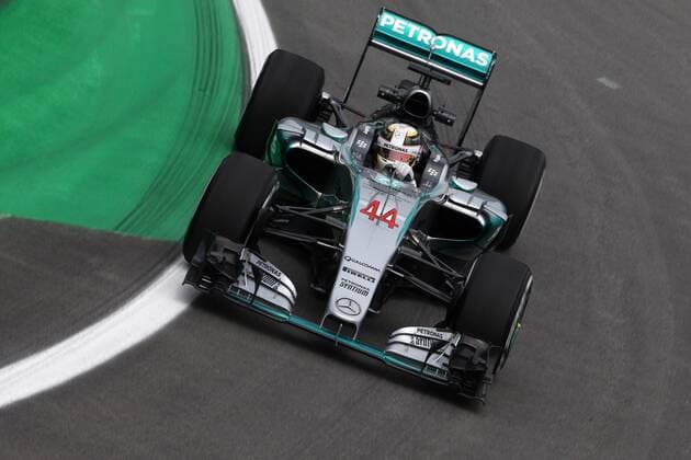 Brazilian Grand Prix, Sao Paulo 12 - 15 November 2015 13.11.2015 - Free Practice 1, Lewis Hamilton (GBR) Mercedes AMG F1 W06 