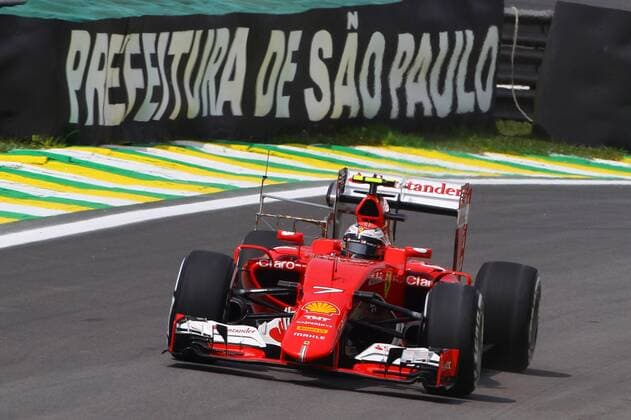 Brazilian Grand Prix, Sao Paulo 12 - 15 November 2015 13.11.2015 - Free Practice 1, Kimi Raikkonen (FIN) Scuderia Ferrari SF15-T 