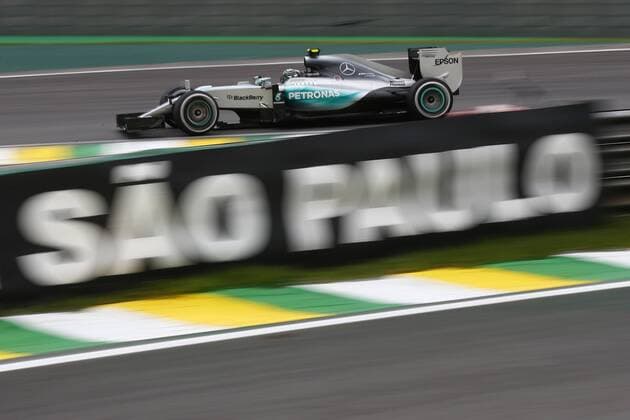 Motorsports: FIA Formula One World Championship WM Weltmeisterschaft 2015, Grand Prix of Brazil, 6 Nico Rosberg (GER, Mercedes AMG Petronas Formula One Team), xHOCHxZWEIx