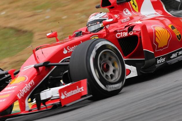 Brazilian Grand Prix, Sao Paulo 12 - 15 November 2015 13.11.2015 - Free Practice 1, Kimi Raikkonen (FIN) Scuderia Ferrari SF15-T 