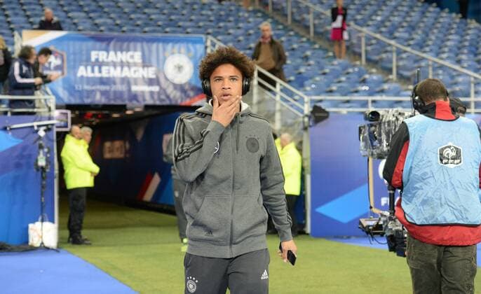 Fussball, Herren, Länderspiel (Testspiel), Saison 2015 2016, Frankreich - Deutschland in Paris, Leroy Sane (Deutschland) vor dem Spiel, 13.11. 2015,