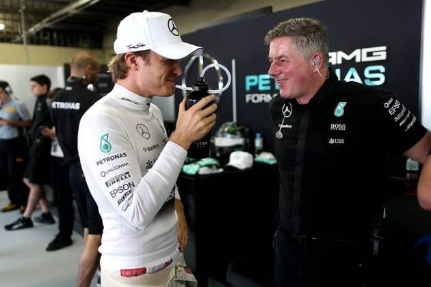 Motorsports: FIA Formula One World Championship WM Weltmeisterschaft 2015, Grand Prix of Brazil, 6 Nico Rosberg (GER, Mercedes AMG Petronas Formula One Team), xHOCHxZWEIx