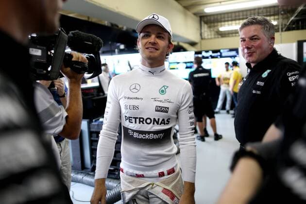 Motorsports: FIA Formula One World Championship WM Weltmeisterschaft 2015, Grand Prix of Brazil, 6 Nico Rosberg (GER, Mercedes AMG Petronas Formula One Team), xHOCHxZWEIx